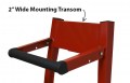 ME-140 - Outboard Motor Dolly - for Clamp On Outboards 2" Mounting Transom